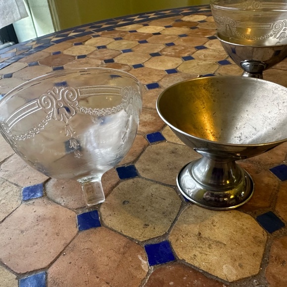 Vintage set of 4 dessert cups - Picture 5 of 6